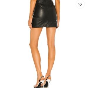 Faux Leather Skirt